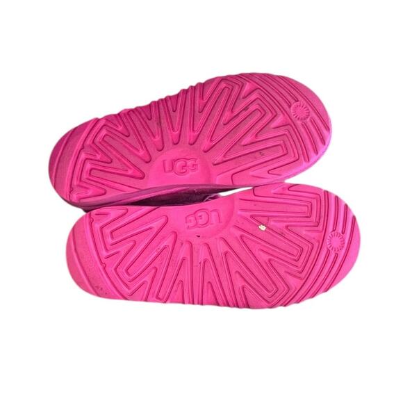 Girls UGG Australia Classic Neumel Chukka Lace Up Boots Size 3 Pink - Picture 5 of 5